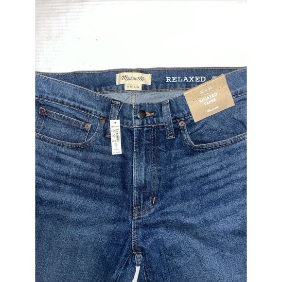 MADEWELL RELAXED TAPER Jeans In Medium Wash Mens Size 32X29 New - Picture 6 of 9